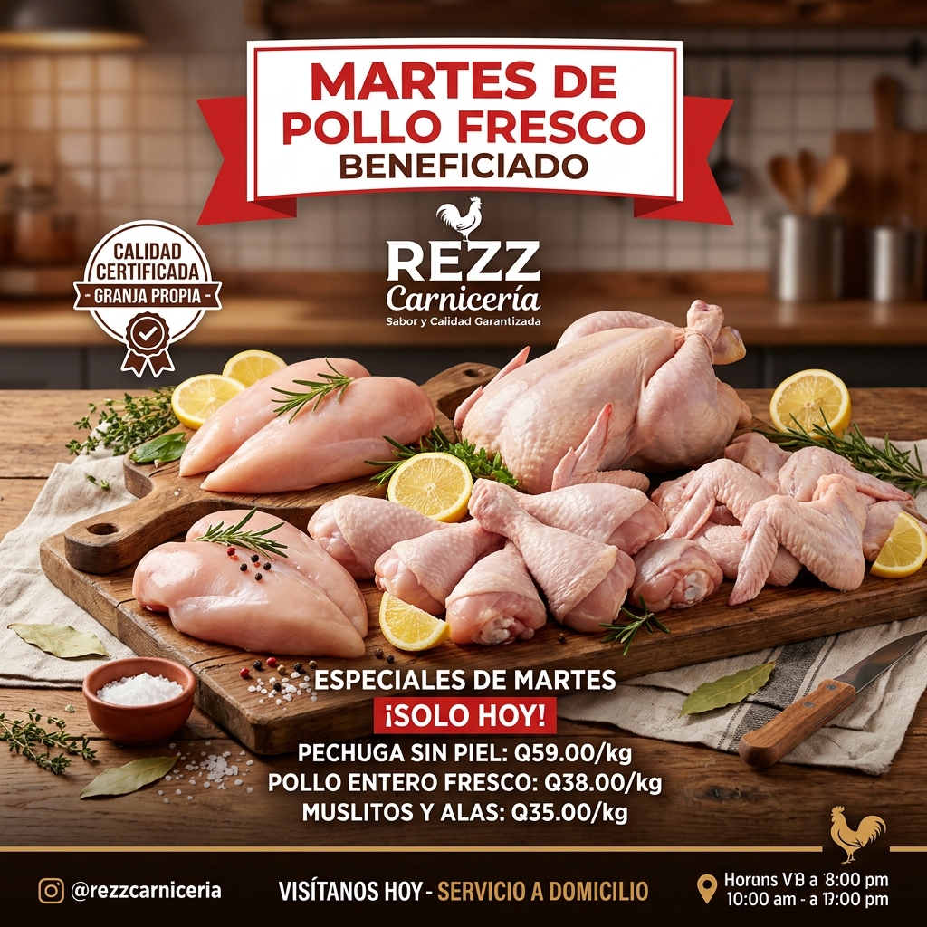 Pollo Fresco Beneficiado