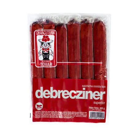 SALCHICHA C TOVAR DEBRECKZINER 6 UND