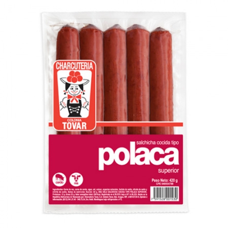 SALCHICHA C TOVAR POLACA 5 UND