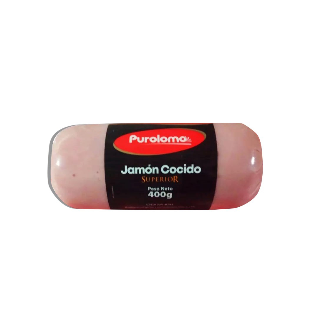 JAMON COCIDO PUROLOMO SUP. 400GR
